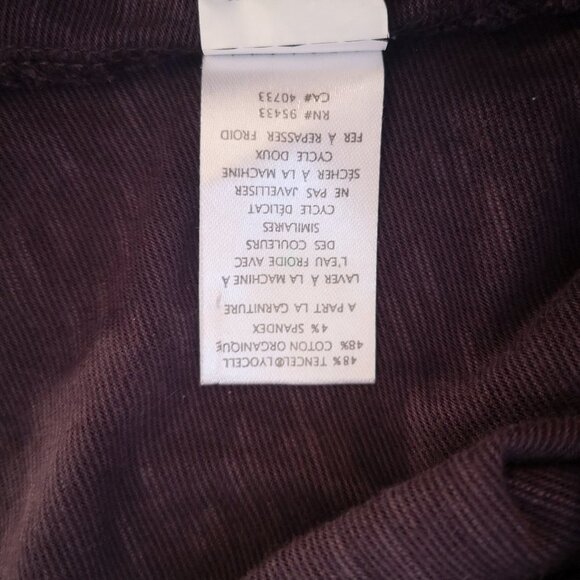 Horny Toad Ladies Purple V-neck Long Sleeve Size Large Midi Dress - Picture 6 of 8